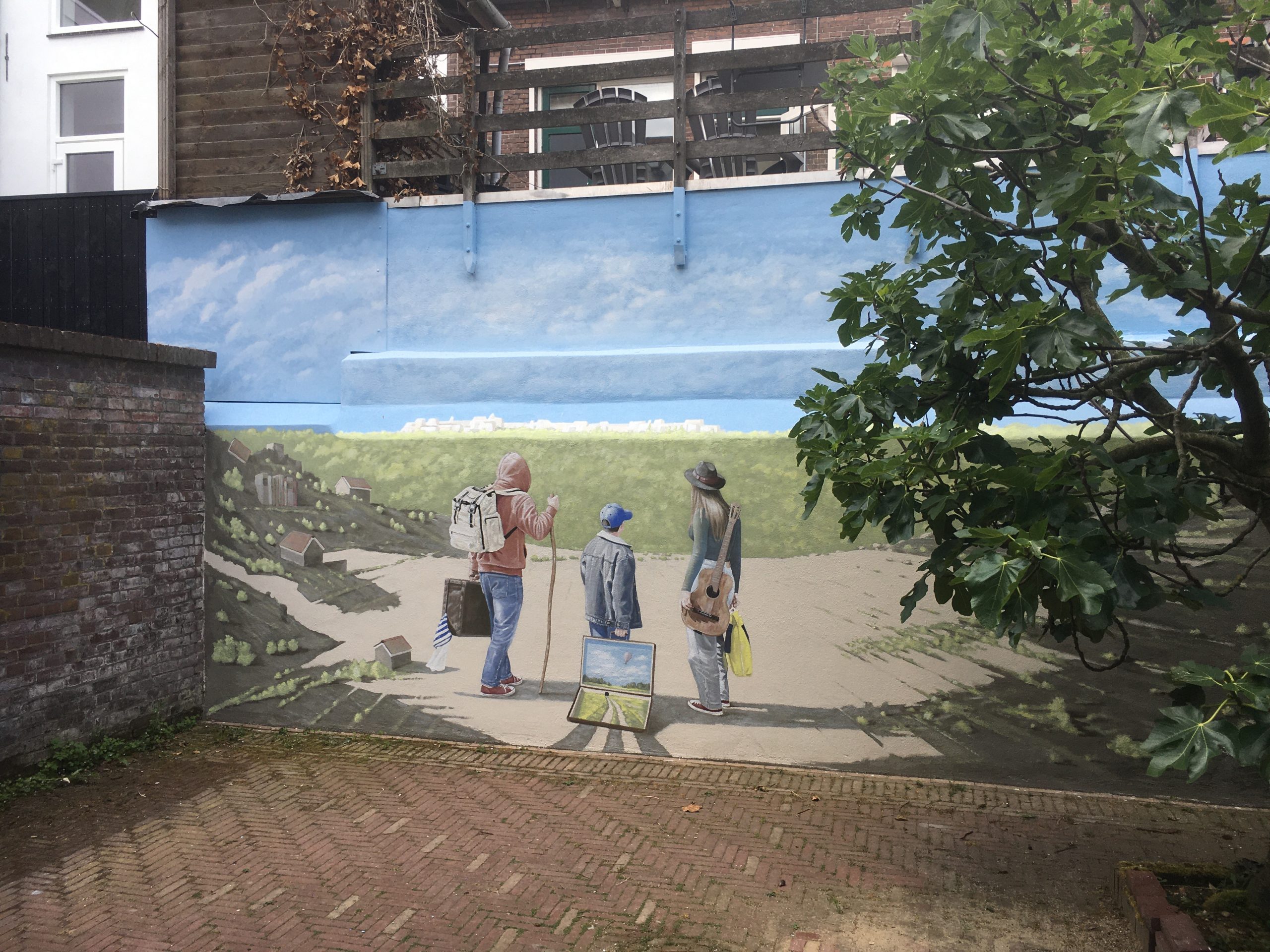 "Zondag Anders" Opening muurschildering met Wouter Berns
